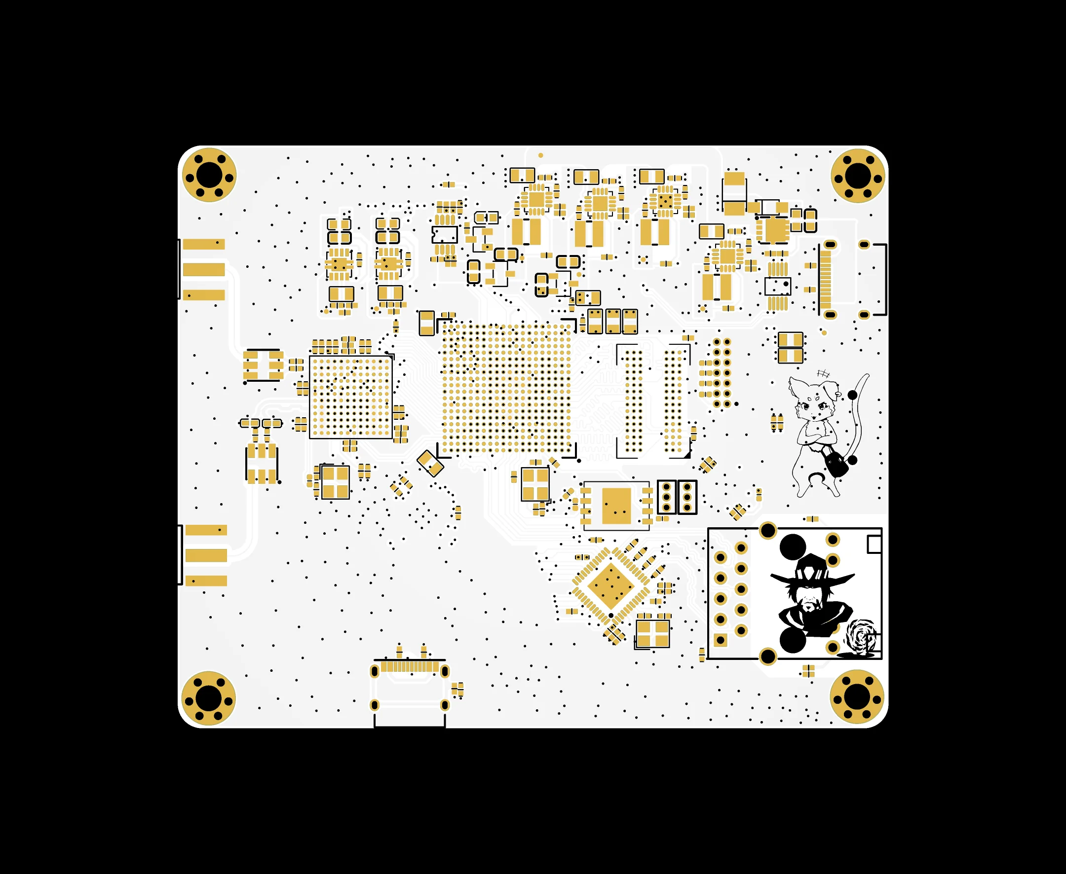 PCB 顶层视图