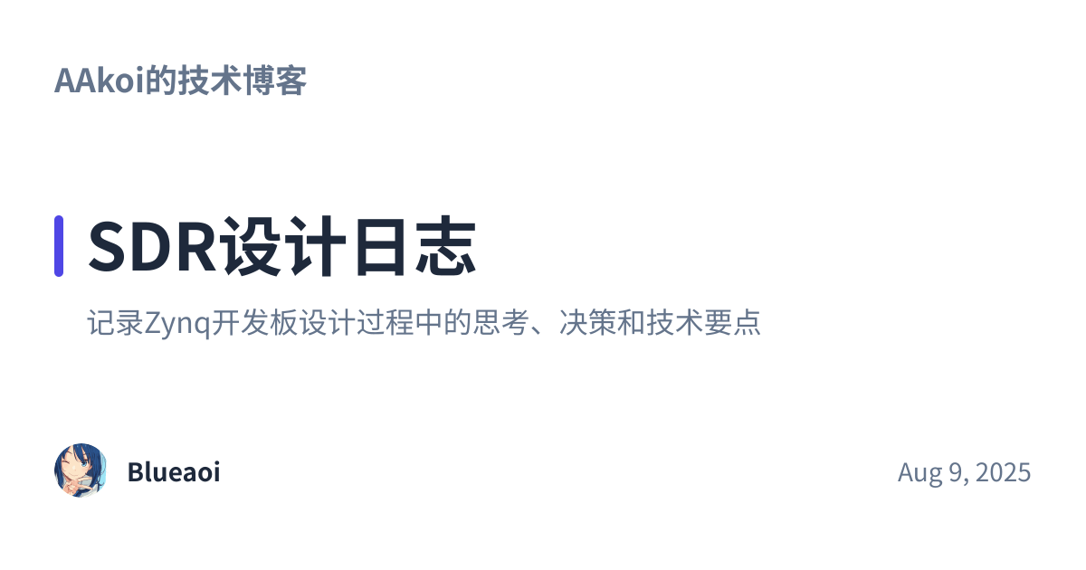 Share preview for SDR设计日志